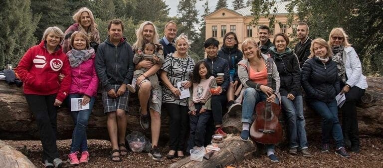 Svensk-rysk-ukrainsk-vitrysk picknick i Lund