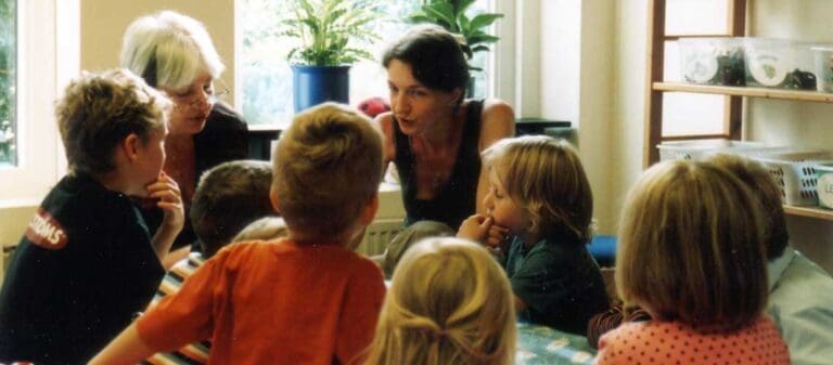 Lektioner på Skruvs barnverksamhet i Lund