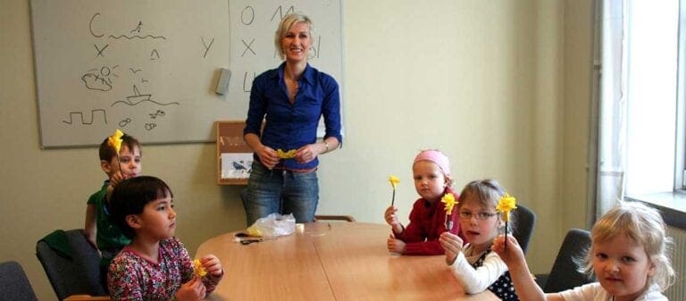 Lektioner på barnverksamheten i Malmö