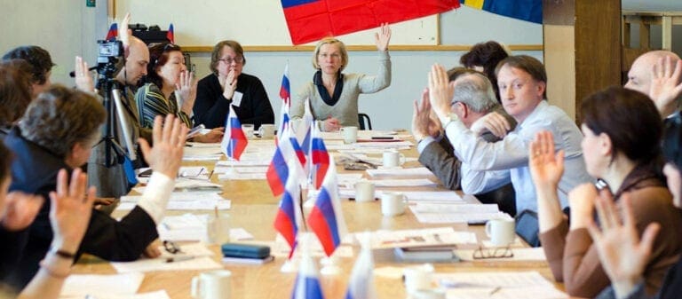Скрув участвует в отчетно-выборном собрании Союза русских обществ в Швеции в Стокгольме