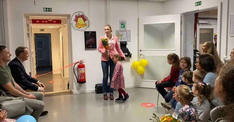 Invigning av Skruvs ryska barnverksamhet i Lund 2 oktober 2021. Foto: Nuria Bönnemark.