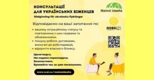 annons om rådgivning för ukrainska flyktingar